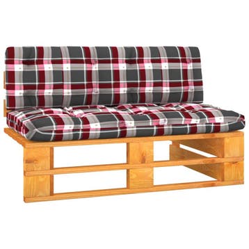 vidaXL Tuinmiddenbank pallet honingbruin geïmpregneerd, Tuin en Terras, Verzenden, Nieuw