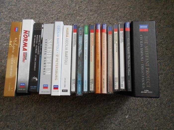 Cecilia Bartoli - 17x CD Albums - Beautiful Collection with, CD & DVD, Vinyles Singles