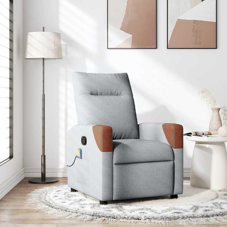 Verstelbare Stoel Lichtgrijs | Retour Deal | Dumpshop Prijs, Maison & Meubles, Fauteuils, Envoi
