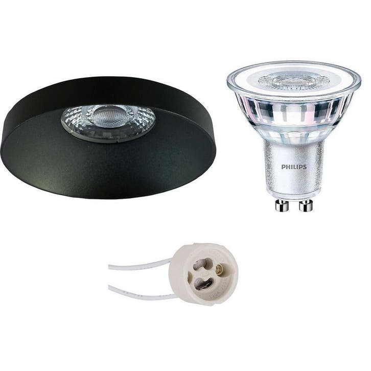 LED Spot Set Pragmi Vrito Pro - Mat Zwarte Inbouwspot 3.5W L, Maison & Meubles, Lampes | Spots, Envoi