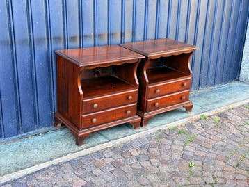 Table de chevet (2) - Bois - Paire de tables de chevet