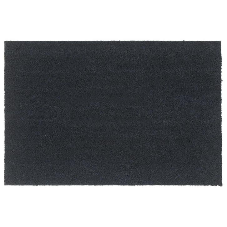 vidaXL Deurmat 60x90 cm getufte kokosvezel donkergrijs, Tuin en Terras, Deurmatten, Nieuw, Verzenden