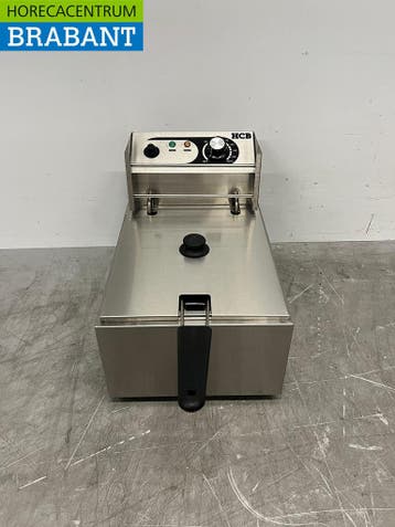 Friteuse HCB en acier inoxydable 6 litres 230V Horeca, Articles professionnels, Verzenden