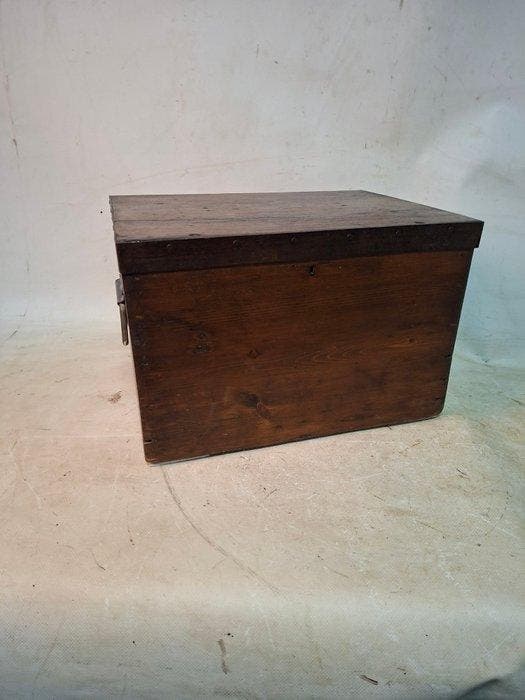 Kist - Hout - Houten kist, Antiek en Kunst, Antiek | Wandborden en Tegels