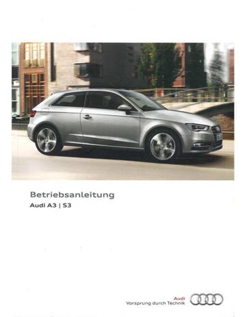 2012 AUDI A3 | S3 INSTRUCTIEBOEKJE DUITS, Autos : Divers, Modes d'emploi & Notices d'utilisation