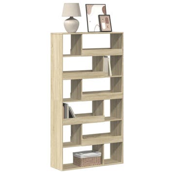 vidaXL Boekenkast 100x33x187,5 cm bewerkt hout sonoma, Verzenden, Nieuw
