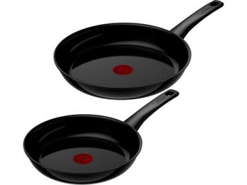 Tefal Renew Black ON - Keramische Koekenpannenset - Ø24 &, Verzenden, Zo goed als nieuw
