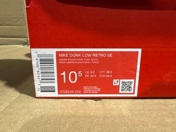Nike - Dunk Low - Sneakers - Taille : EU 44.5 - Neuf avec