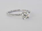 Bague de fiançailles - 14 carats Or blanc - 1.14ct. tw.