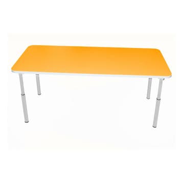 Kleutertafel | Verstelbaar | Rechthoek | Oranje | Voor, Verzenden, Nieuw in verpakking