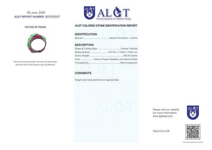 ALGT-gecertificeerd - Enorme en meesterlijke natuurlijke, Collections, Minéraux & Fossiles