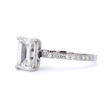 Verlovingsring - 14 karaat Witgoud - 2.04ct. tw. Diamant