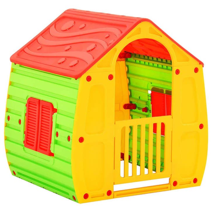 vidaXL Kinderspeelhuis 102x90x109 cm, Kinderen en Baby's, Speelgoed | Buiten | Speeltoestellen, Nieuw, Verzenden