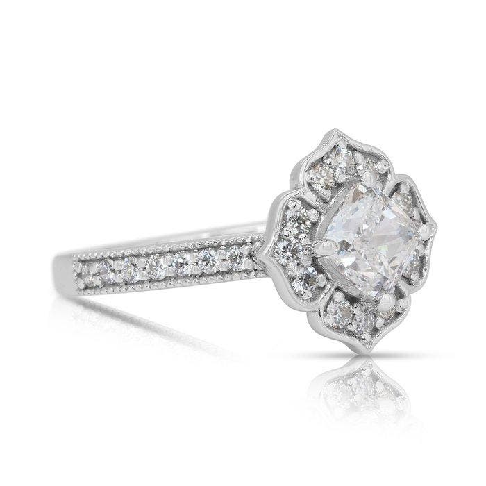 Ring - 18 karaat Witgoud - 1.43ct. tw. Diamant (Natuurlijk), Bijoux, Sacs & Beauté, Bagues