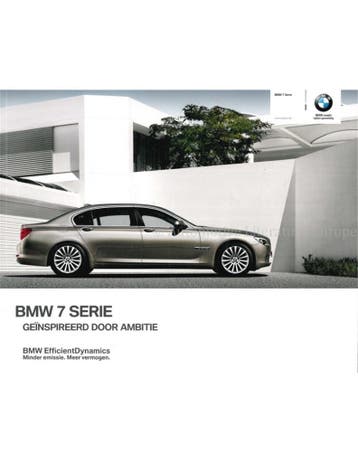 2011 BMW 7 SERIE BROCHURE NEDERLANDS, Nieuw
