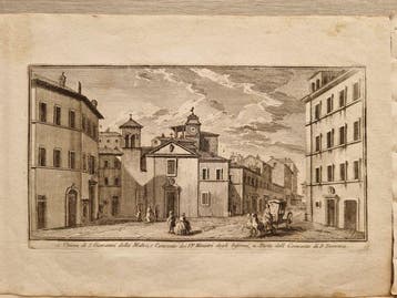 Italië - Lazio - Roma; Giuseppe Vasi (1710-1782), attibuito, Nieuw