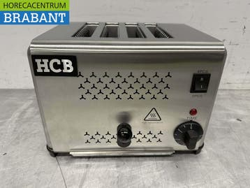 Grille-pain HCB en acier inoxydable, 4 tranches, 230 V, pour, Verzenden