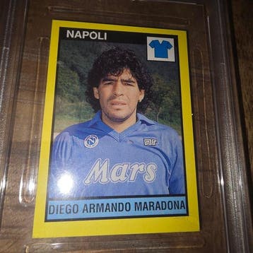1988/89 Vallardi Il Grande Calcio Diego Maradona 199 Graded