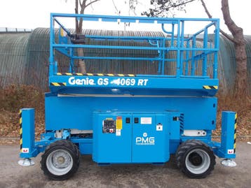 Veiling: Schaarhoogwerker Ruw Terrein Genie GS-4069RT 14.3m, Ophalen