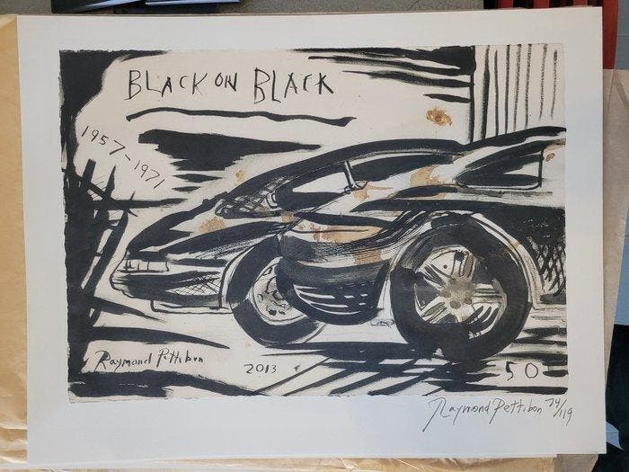 Raymond Pettibon (1957) - Black on Black, Antiek en Kunst, Kunst | Designobjecten