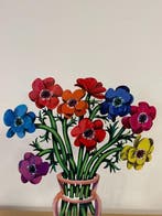 David Gerstein (1944) - Flowers Poppies vase