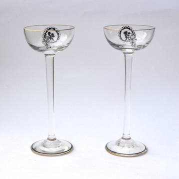 Haida Fachschule - Drinkset - Glas, Antiek en Kunst