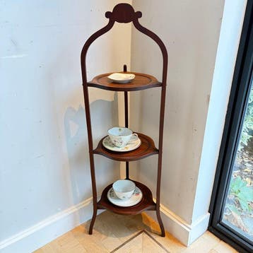 Cake stand - Table dappoint - Acajou