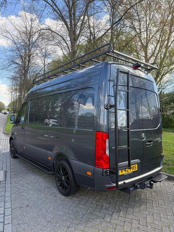 RVS deurladder Fiat Ducato H2 2006+ zwart, Auto diversen, Auto-accessoires, Ophalen of Verzenden