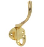 Kapstokhaak 135x58 mm zamak goud, Huis en Inrichting, Nieuw, Overige materialen