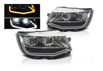 FULL LED koplampen Chrome knipperlicht, Auto-onderdelen, Verzenden, Nieuw, Volkswagen