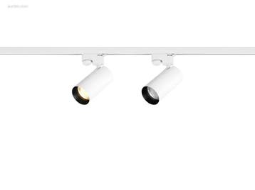 (20x) Railspot GU10 Armatuur cilinder zand   wit..., Nieuw