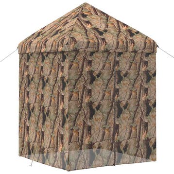vidaXL Pop-up Gazebo met 4 Zijwanden 3 x 3 m Bos Camouflage, Tuin en Terras, Verzenden, Nieuw