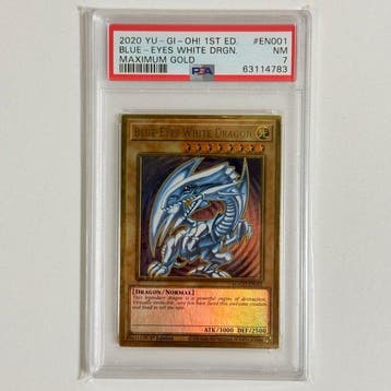 Konami - 2 Graded card - Yu-Gi-Oh! - Blue-Eyes White Dragon