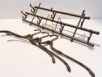 Kapstok (4) - Messing - + 3 hangers