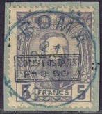 Belgisch-Congo 1889 - 5Fr. met opdruk  Colis Postaux -