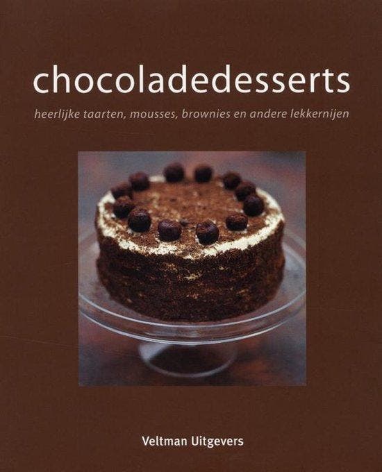 Chocoladedesserts, Boeken, Kookboeken, Verzenden