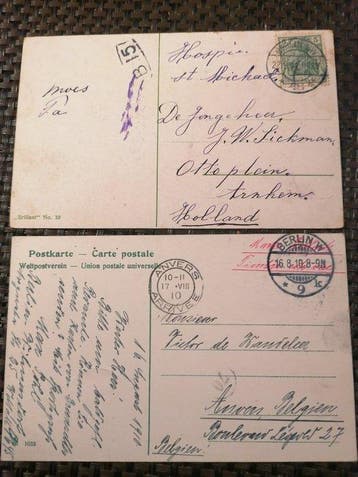Duitsland - Postkaarten Berlijn vanaf 1897 Duitsland -, Gelopen