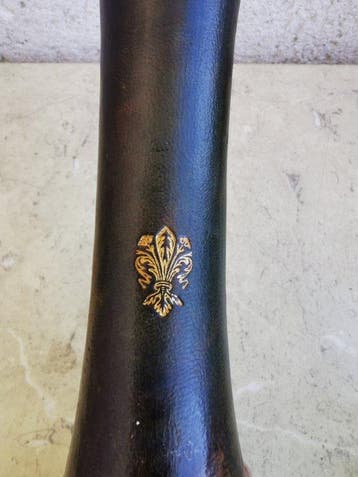 Zout- en pepervaatjes - Leder, Messing, Staal