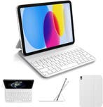 iPad 10 Toetsenbord Wit | Retour Deal | 34% korting, Computers en Software, Verzenden, Draadloos, Viking Choice, Overige indelingen