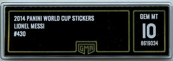 Panini - 2014 - World Cup - GMA 10 - Gem Mint - Lionel Messi, Collections, Autocollants