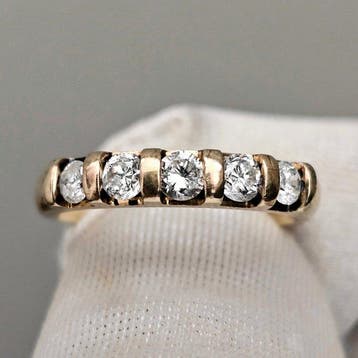Sans prix de réserve - Bague de fiançailles - 18 carats Or