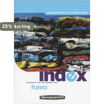 Index Havo consumenten en producenten 9789006410549, Verzenden