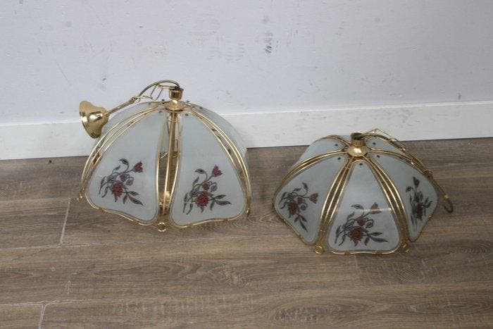 Lamp (2) - Glas, Antiquités & Art, Curiosités & Brocante