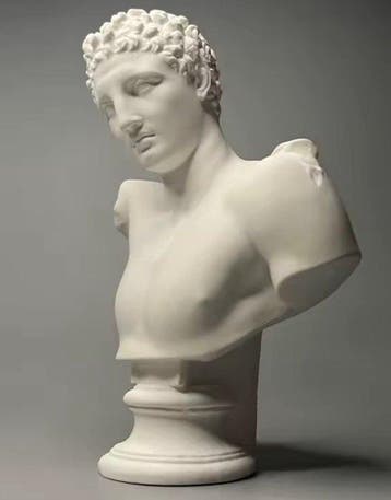 Figurine - Hermes - Plâtre