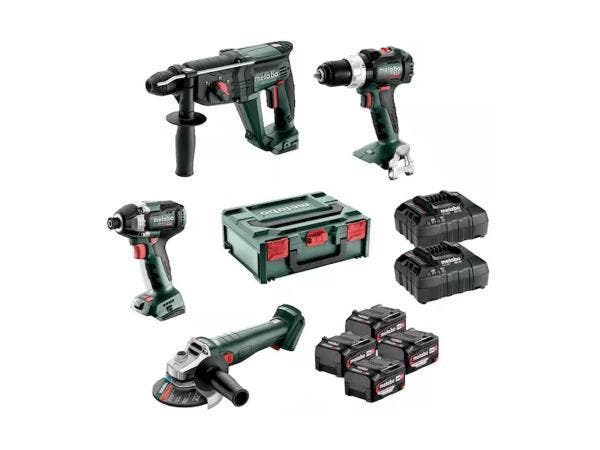 Veiling - Metabo combo set 5,2Ah 18V 4.4.2, Doe-het-zelf en Bouw, Gereedschap | Overige machines