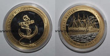 Medaille Boot Ss Great Western 19 Juli 1837, Verzenden