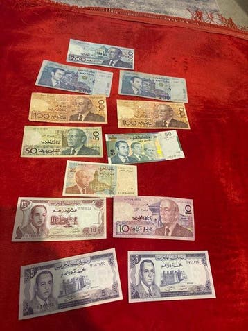 Marokko. - 12 Banknotes - Various Dates (Zonder