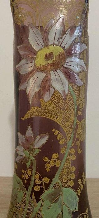 Legras & Cie. - François-Théodore Legras - Vase - pavot -, Antiek en Kunst