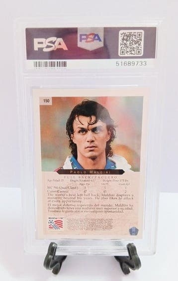 1994 Upper Deck World Cup Trading Cards Paolo Maldini #150