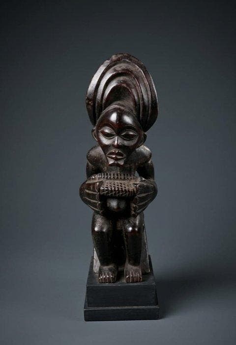 Effigie van chef Chokwe - Angola, Antiek en Kunst, Kunst | Niet-Westerse kunst